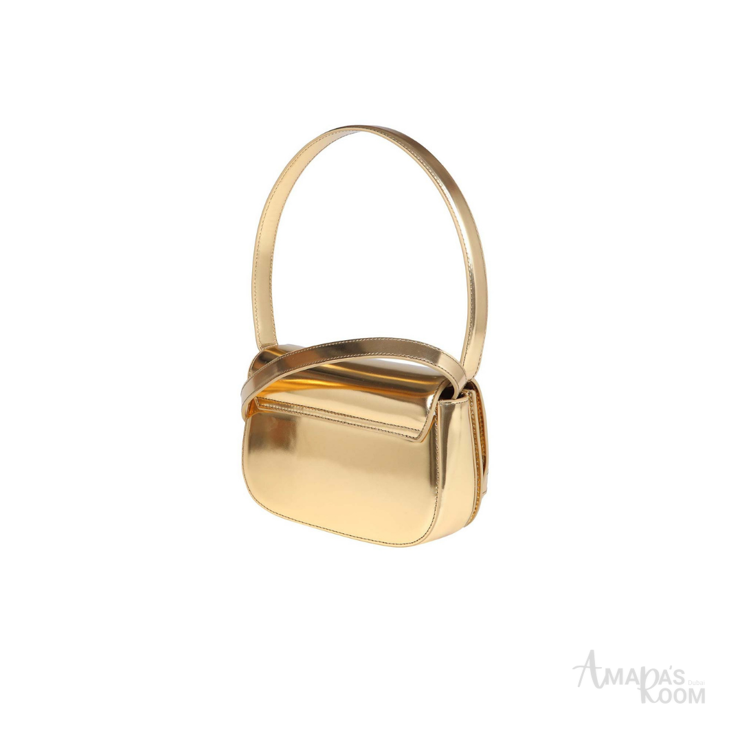 Diesel 1DR Leather Shoulder Bag – Gold - View 2