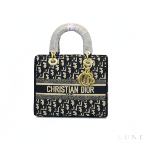 Dior Lady Leather Bag Black