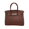 Hermès Burgundy Bag - Image 1