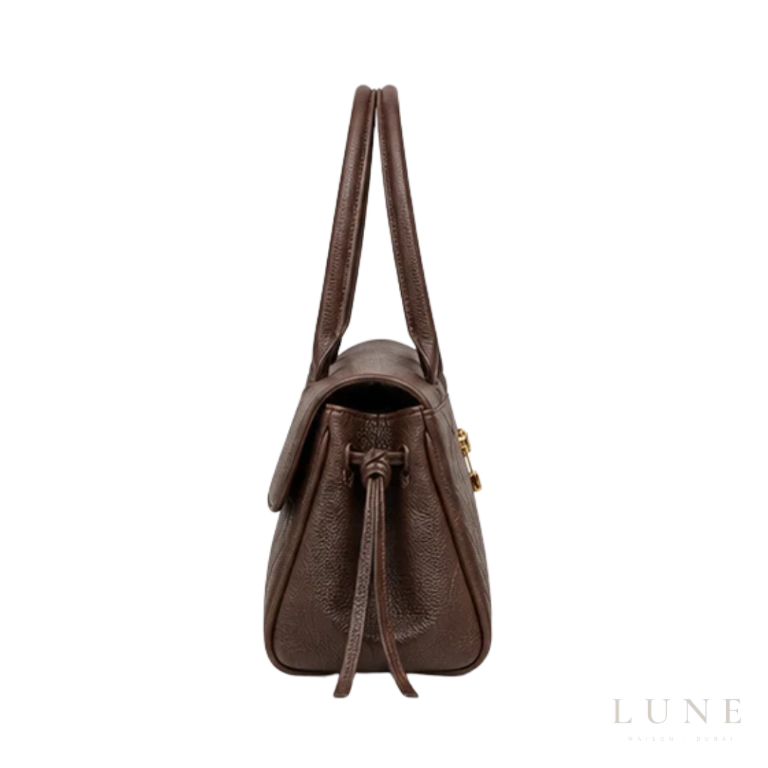 Chanel Bag | Urban Essentials Small Shopping Bag (East-West Baguette Tote) – Dark Brown (Espresso – Coffee)