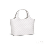 YSL Icare Maxi White Lambskin