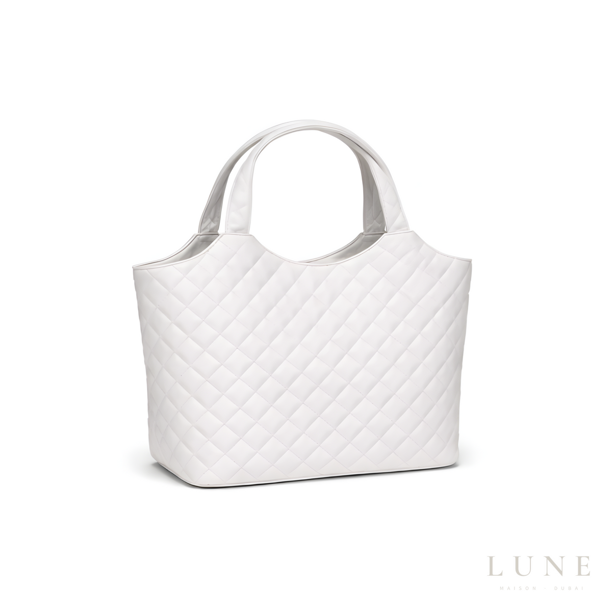 YSL Icare Maxi White Lambskin
