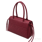 Chanel Bag | Urban Essentials Small Shopping Bag (East-West Baguette Tote) – Burgundy (Grained calfskin leather with gold-tone hardware)