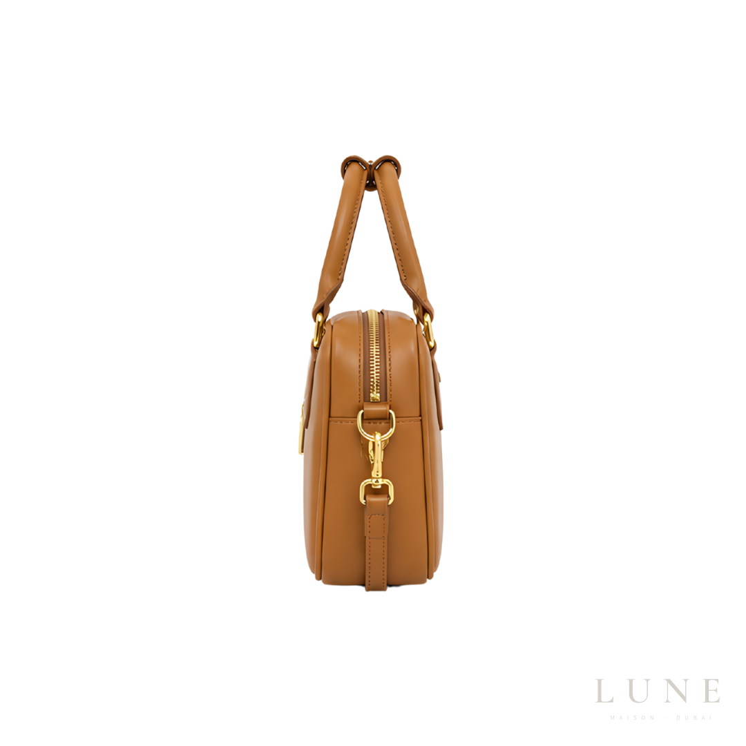 Miu Miu Arcadie Leather Bag – Light Brown - View 3