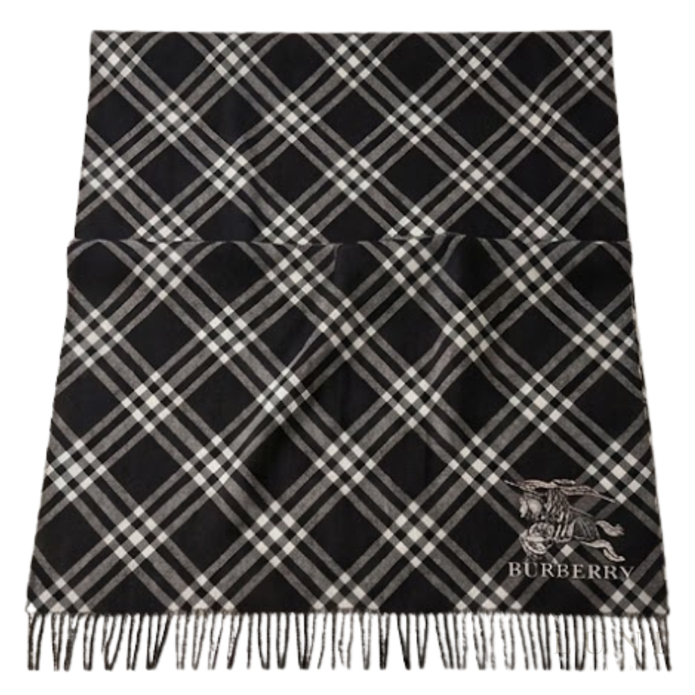 Burberry | Scarf Classic Check Black - View 1