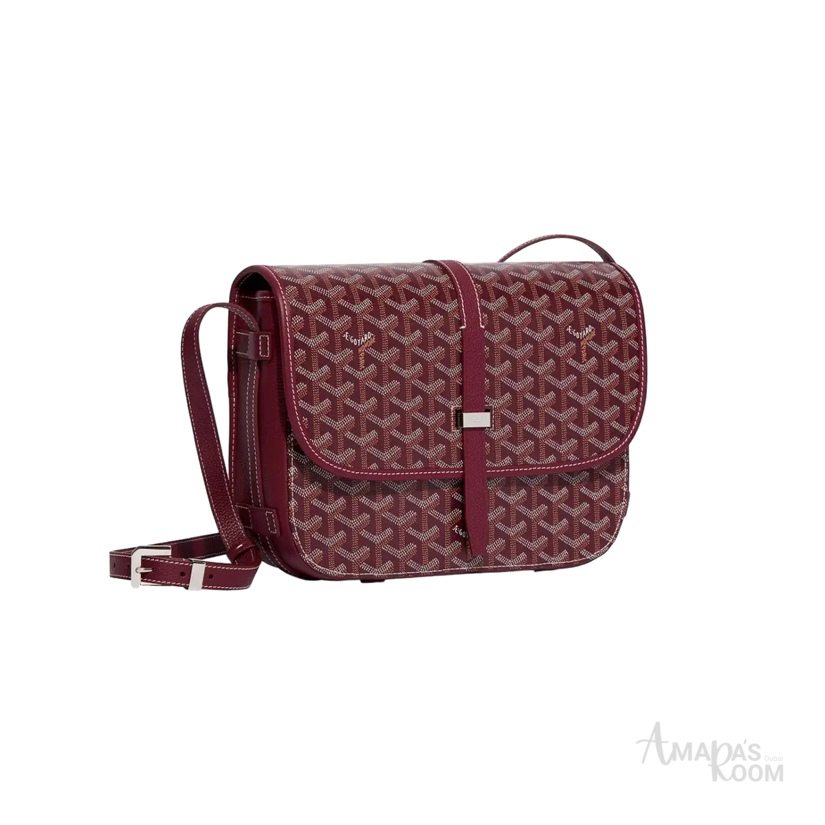 Goyard Belvedere Crossbody Bag – Bordeaux - View 1