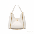 Chanel 25 Medium Hobo - Beige Caviar