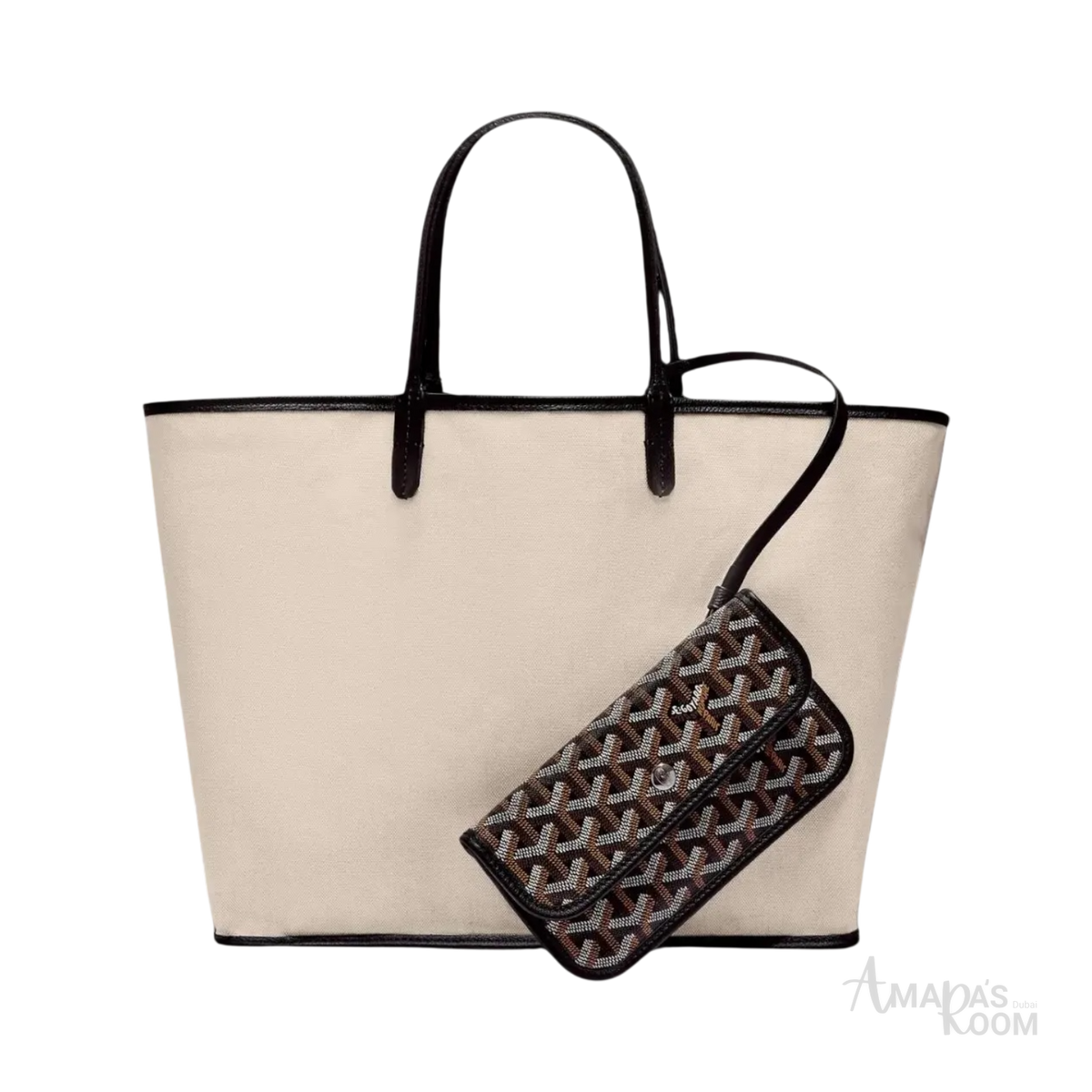Goyard Saint Louis Tote Bag PM – Black - View 2