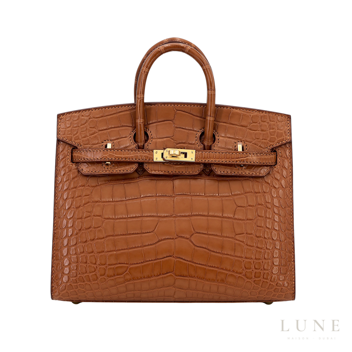 Hermès Birkin 25 Rich Brown Crocodile