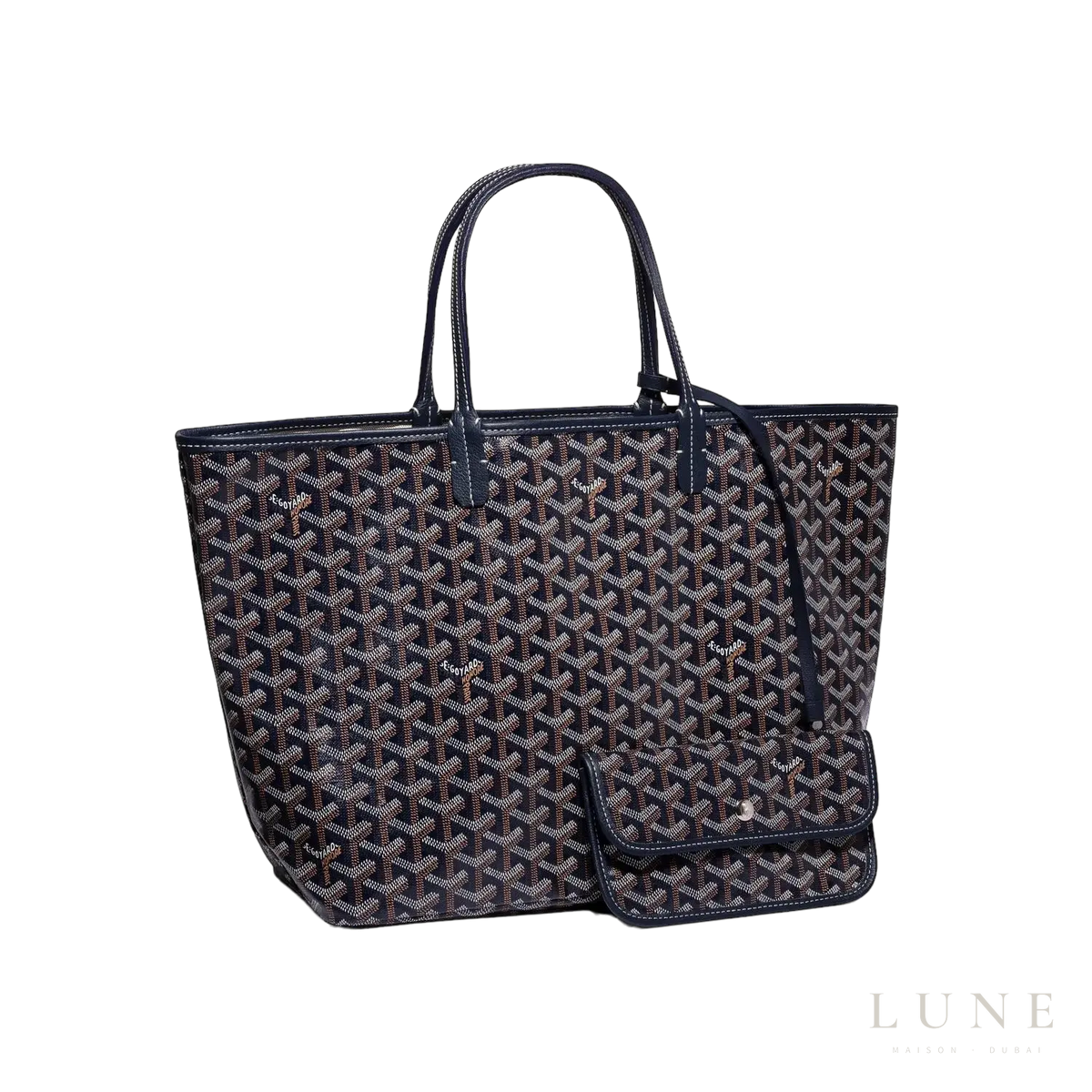 Goyard Saint Louis Tote Bag – Navy Blue - View 1