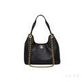 Chanel Medium Hobo Handbag Black Calfskin