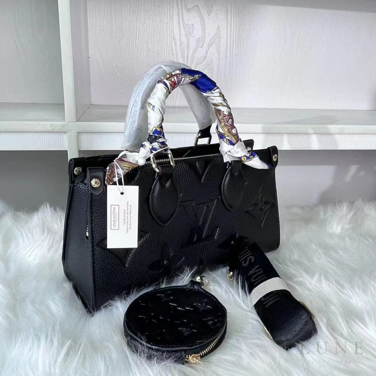 Louis Vuitton OnTheGo PM Bag – Black
