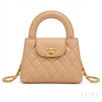 Chanel Kelly Shopper Bag – Beige Quilted - View 1