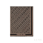 Dior Oblique Blanket Beige/Black Scarf