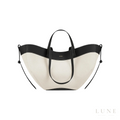 Polène Cyme Tote Bag – Black Canvas - View 1