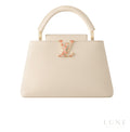Louis Vuitton Capucines Cream Taurillon Leather