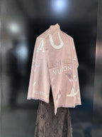 Louis Vuitton Monogram Scarf – Pink