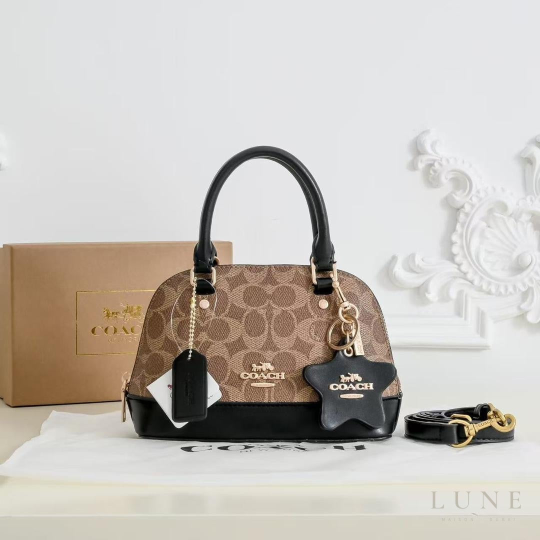 Coach Bag | Mini Sierra Satchel – Brown – Black