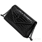 Saint Laurent Uptown Envelope Bag – Black