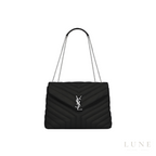 Saint Laurent Loulou Black Silver