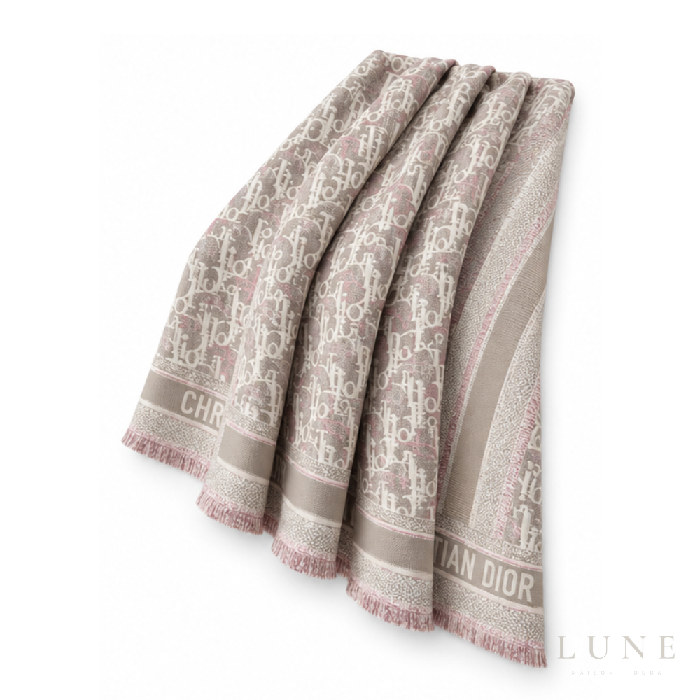 Dior Oblique Soft Scarf – Beige