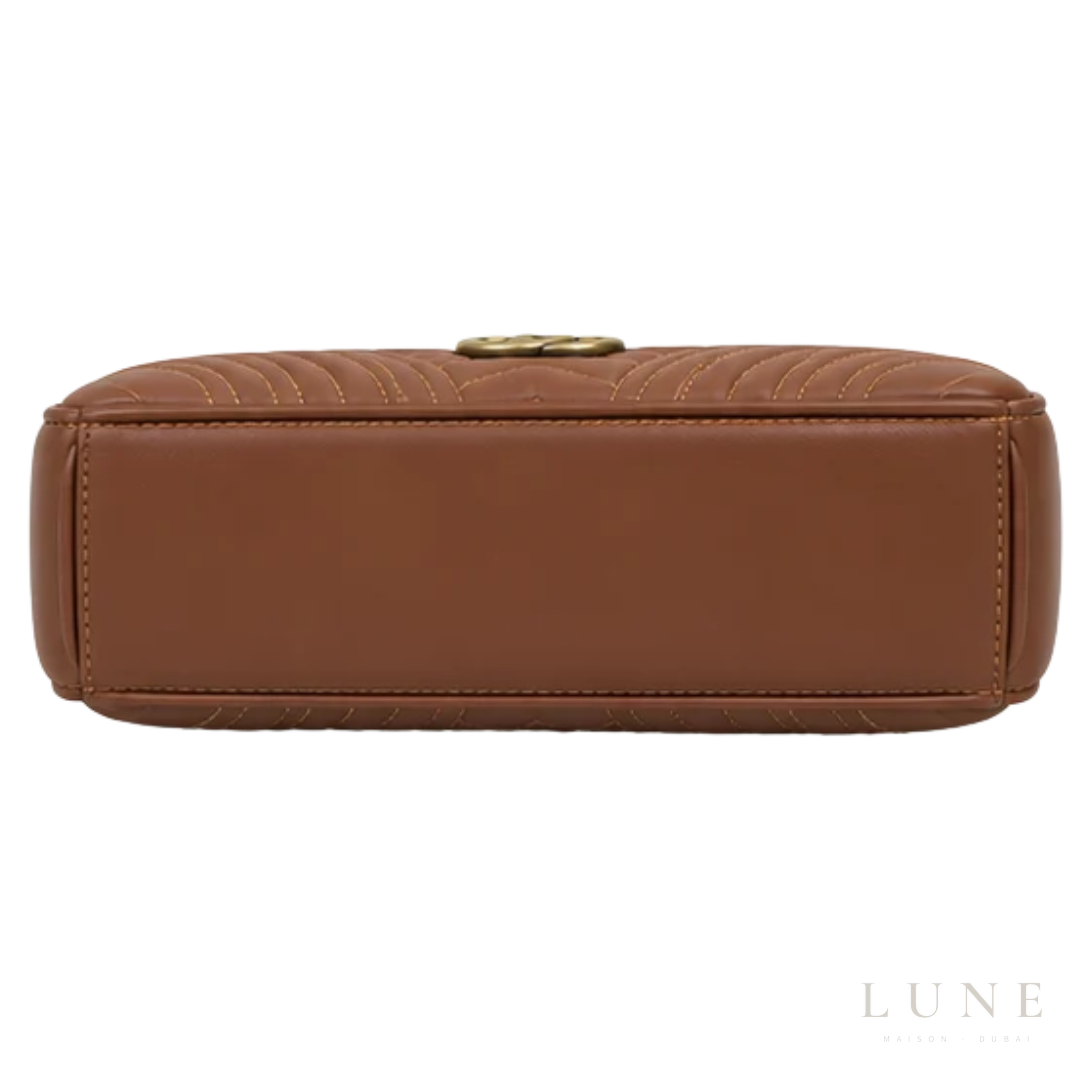 Gucci GG Marmont Small Bag – Brown
