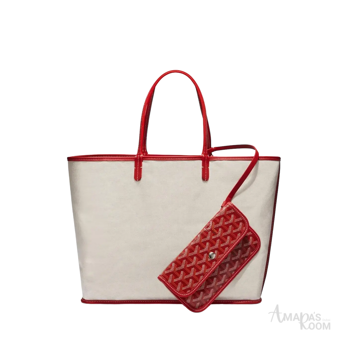 Goyard Saint Louis Tote Bag – Red - View 2