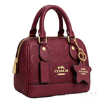 Coach Bag | Mini Sierra Satchel – Maroon – Wine Signature