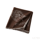 Chanel | Scarf Camellia CC Dark Brown - View 4