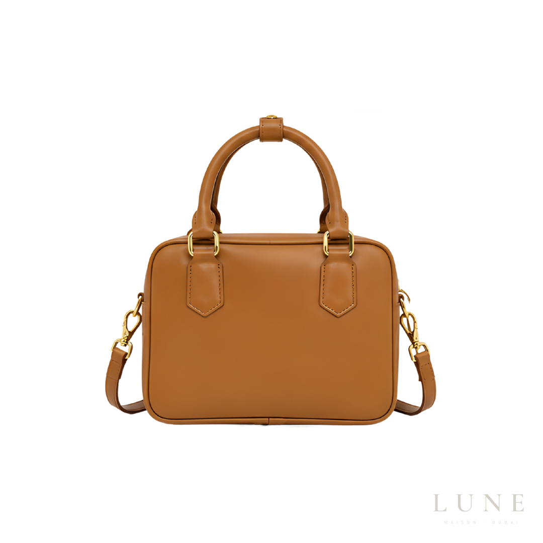 Miu Miu Arcadie Leather Bag – Light Brown - View 4