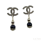 Chanel CC Dangling Earrings