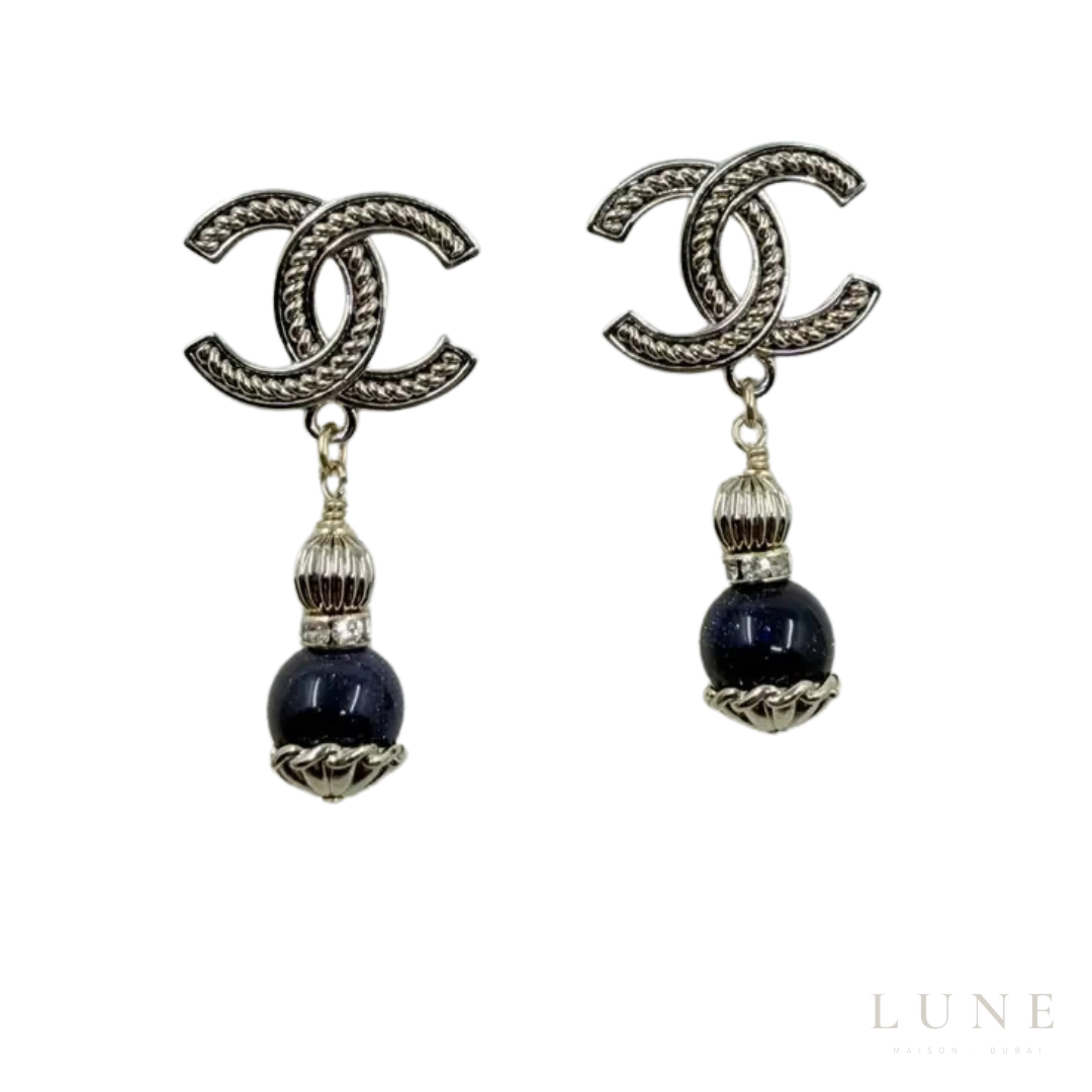 Chanel CC Dangling Earrings