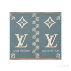 Louis Vuitton Check Teal Scarf – Green