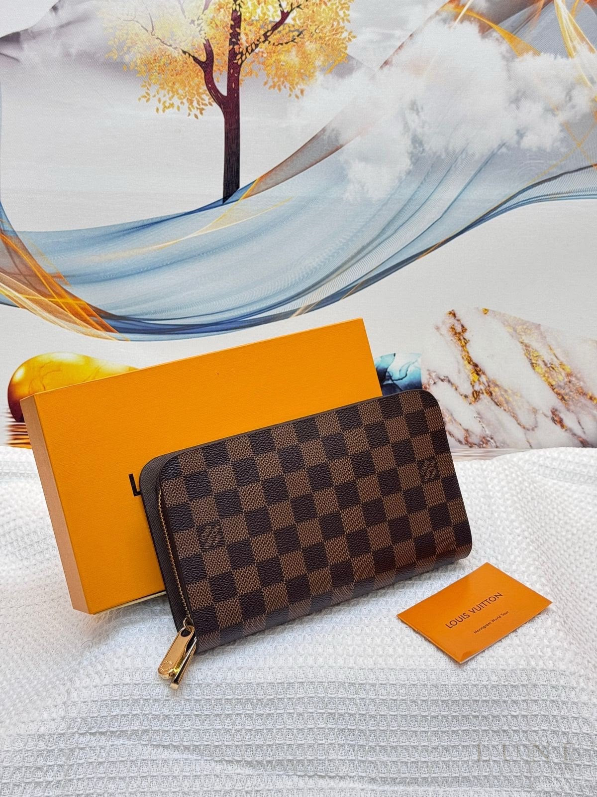 Louis Vuitton Zippy Wallet Damier Ebene Canvas – Brown - View 5