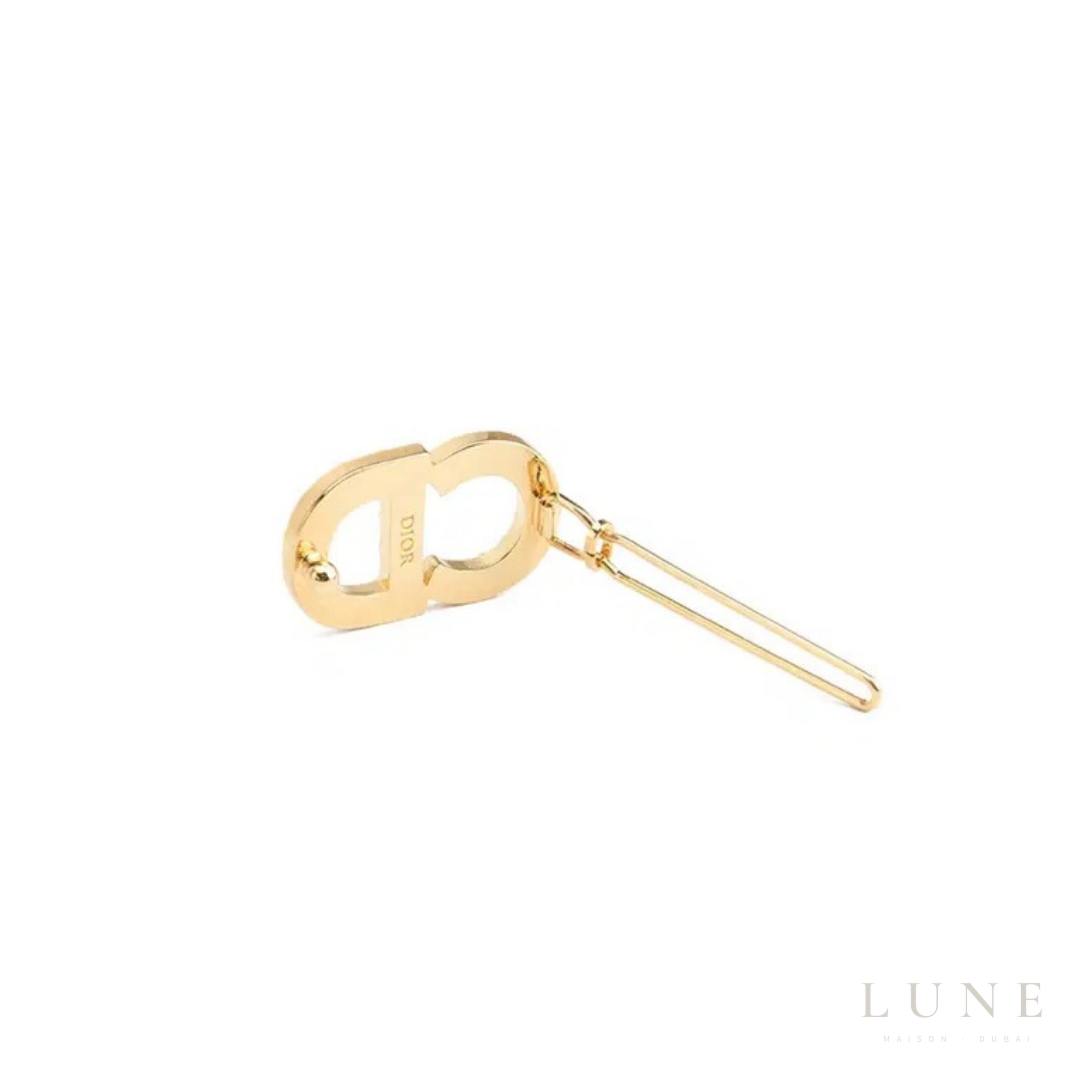 Dior Hairclip Navy Jewelry – Gold