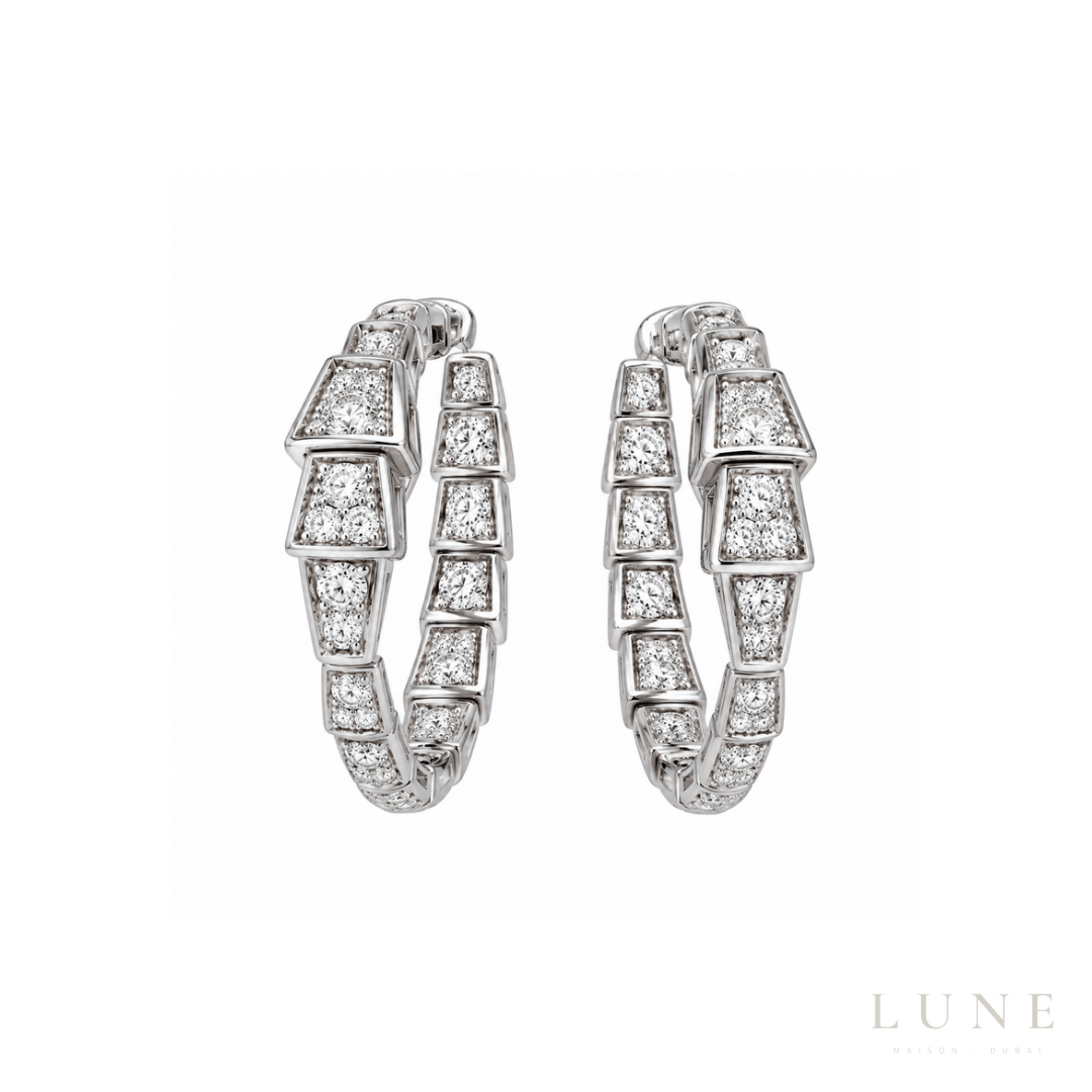 Bvlgari Serpent White Gold Diamond Set