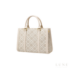 Tory Burch T Monogram Mini Tote Ivory