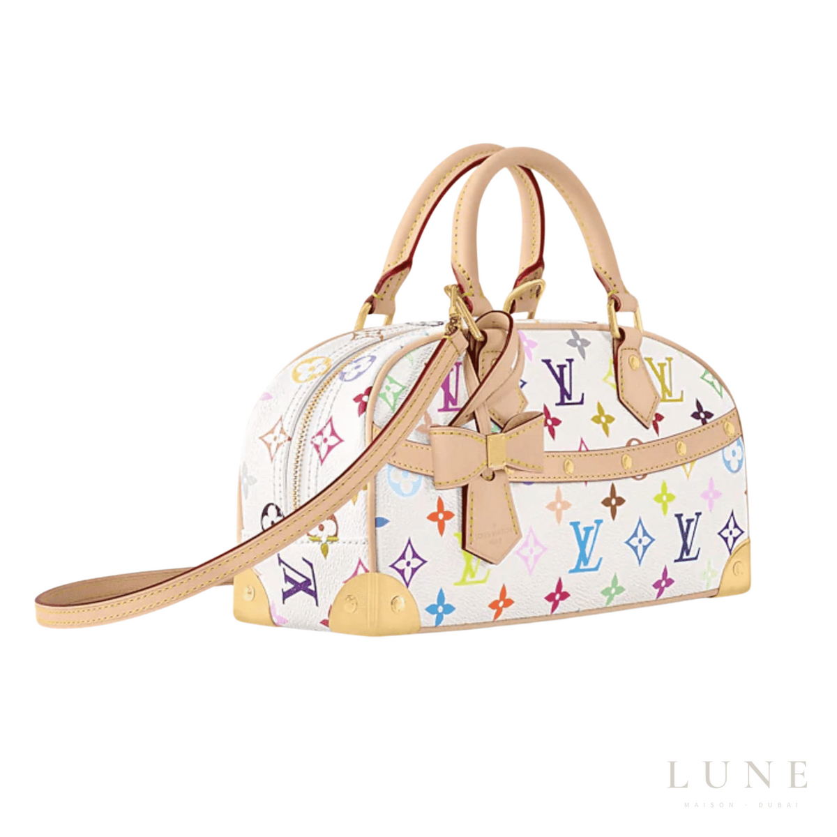 Louis Vuitton X Takashi Murakami East West Bag - White Multicolour