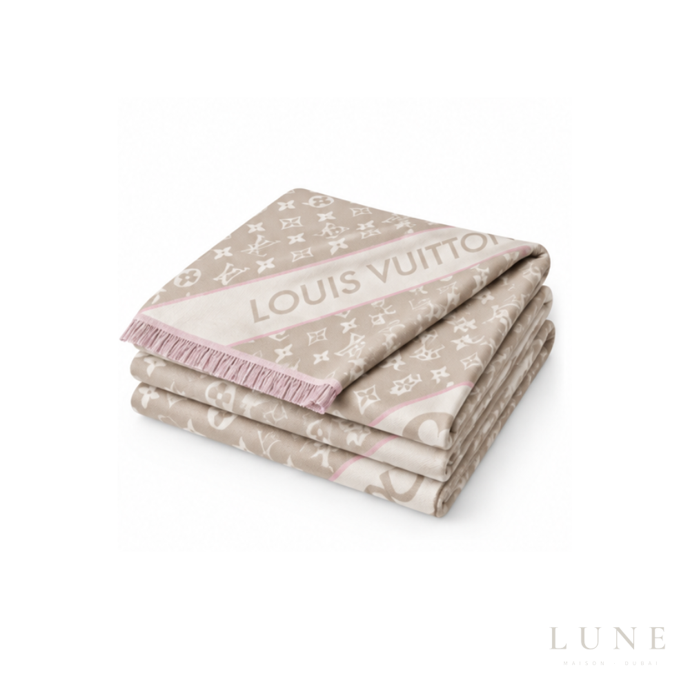 Louis Vuitton Monogram Shawl – Beige