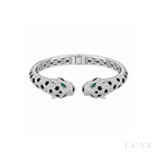 Cartier Panthere De Cartier Emerald Onyx White Gold Set