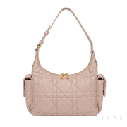 Dior Lovera Joe Lambskin Shoulder Bag – Beige - View 1
