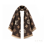 Louis Vuitton Monogram Scarf – Dark Brown