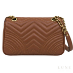 Gucci GG Marmont Small Bag – Brown
