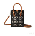 Tory Burch Monogram Laser Cut Mini T Tote Bag