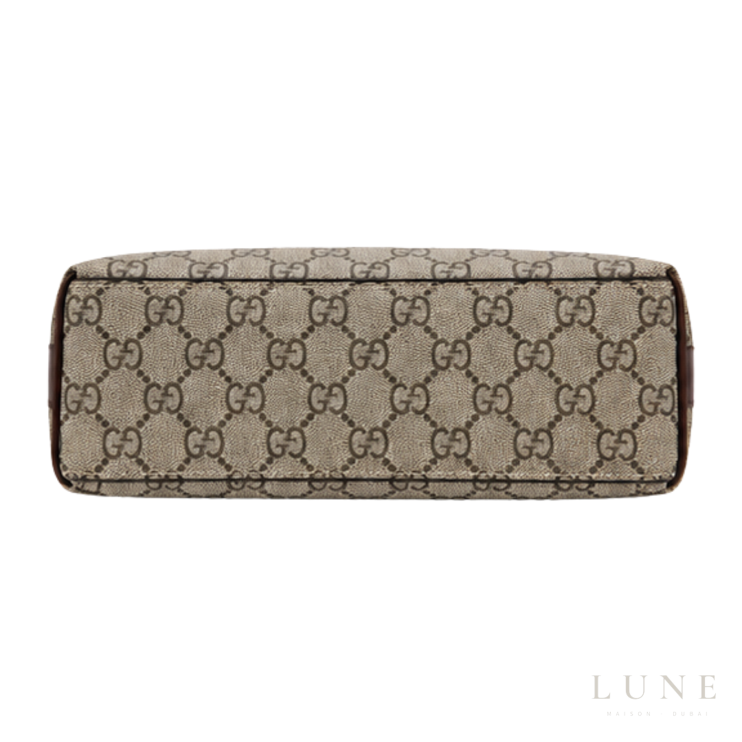 GUCCI Bag | GG Emblem Mini Bag – Tote – Beige – Dark Brown
