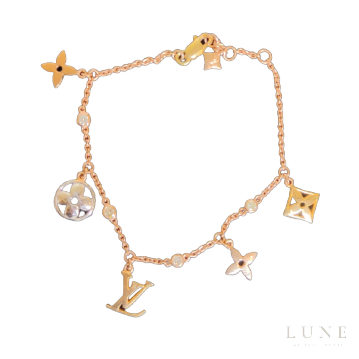Louis Vuitton Monogram Charm Bracelet