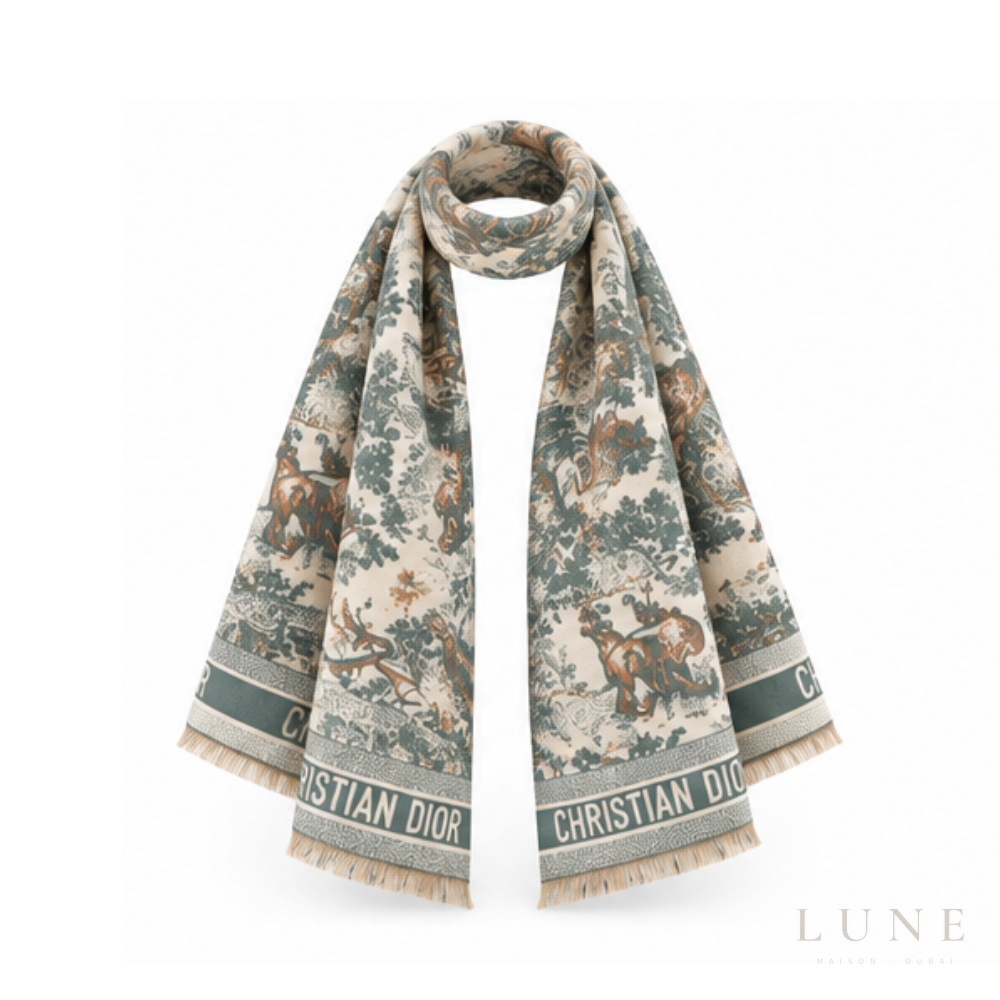 Dior Sauvage Scarf – Green