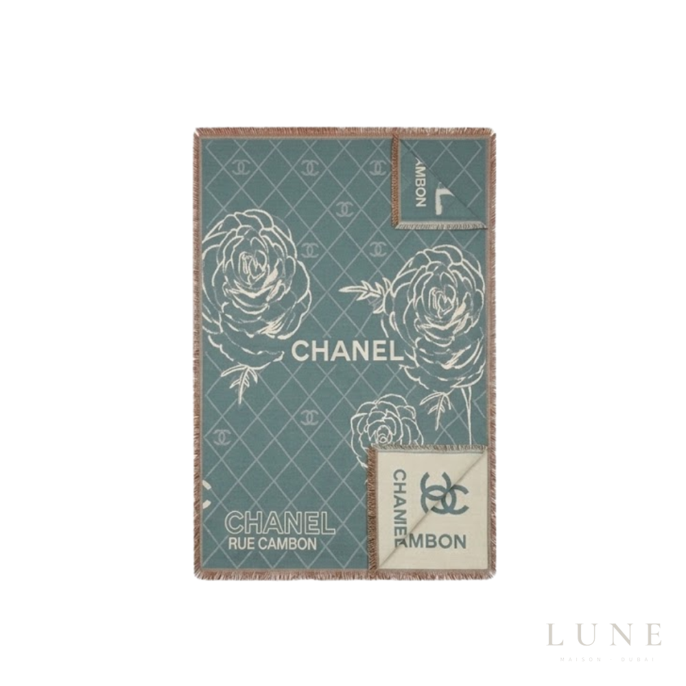 Chanel | Scarf Grid CC Monogram Sage Green - View 1