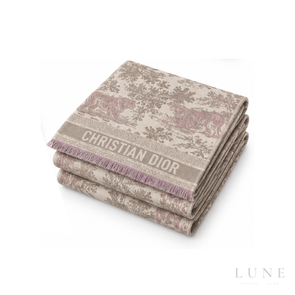 Dior Sauvage Muted Scarf – Pink