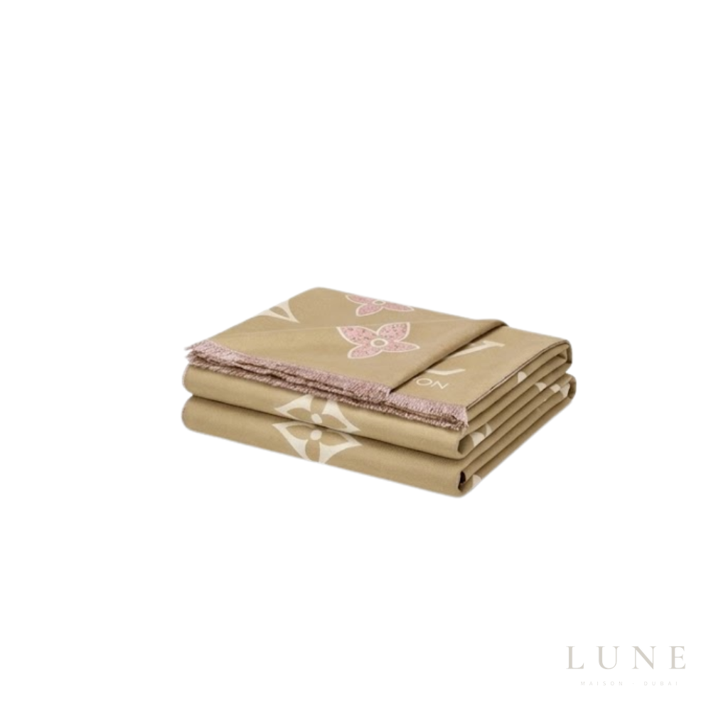 Louis Vuitton Monogram Scarf – Beige